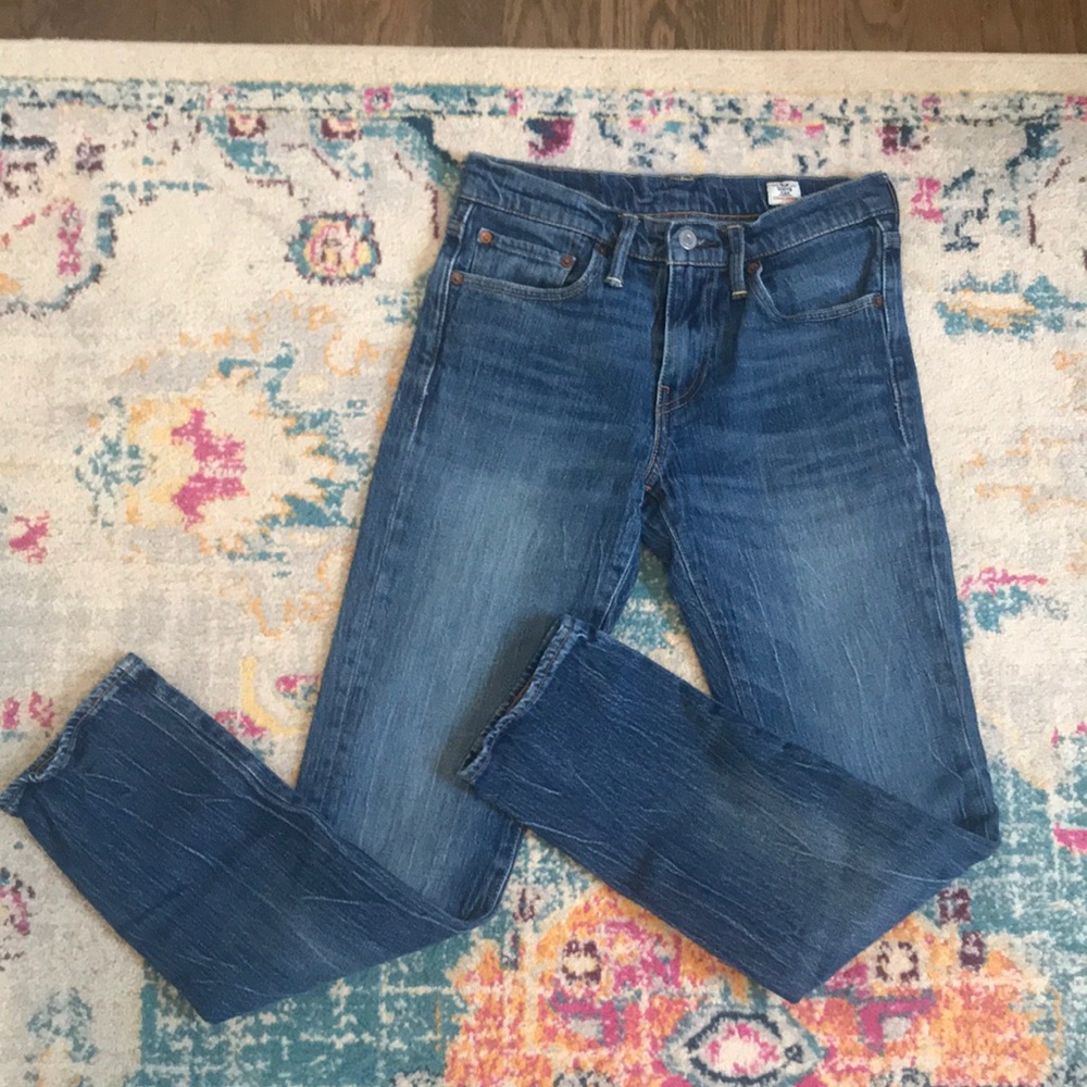 Levis white oak jeans